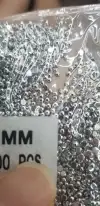 2 Semi-circular silver-plated flying acrylic drill 03 details Picture